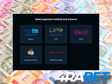 4rabet deposit methods